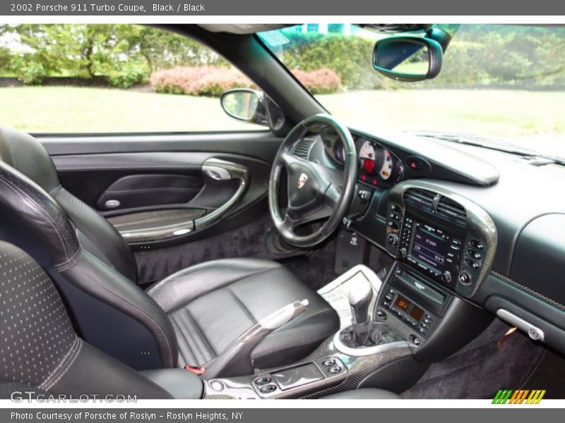 Black / Black 2002 Porsche 911 Turbo Coupe