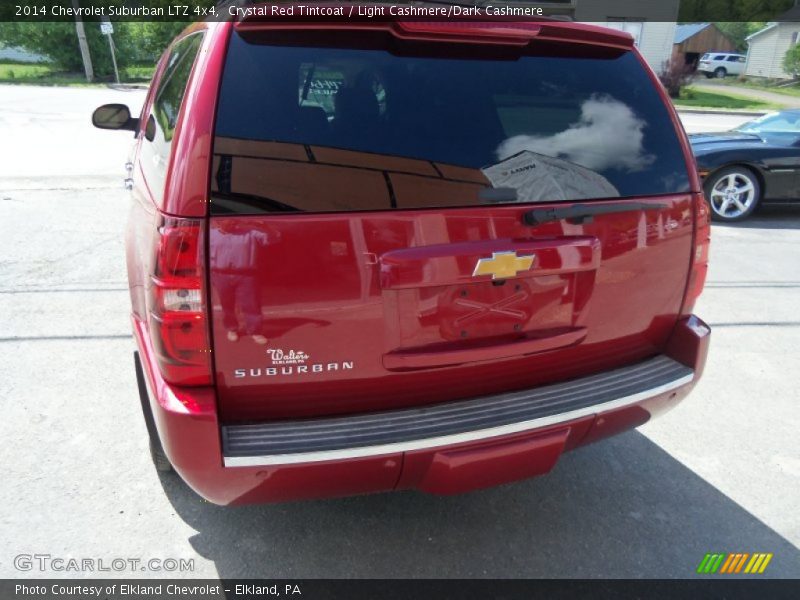 Crystal Red Tintcoat / Light Cashmere/Dark Cashmere 2014 Chevrolet Suburban LTZ 4x4