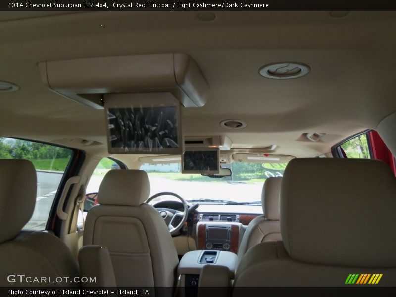 Crystal Red Tintcoat / Light Cashmere/Dark Cashmere 2014 Chevrolet Suburban LTZ 4x4