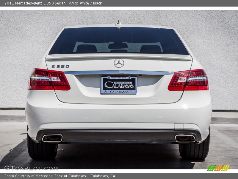 Arctic White / Black 2011 Mercedes-Benz E 350 Sedan
