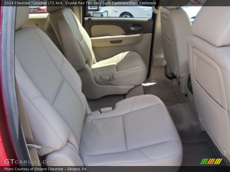 Crystal Red Tintcoat / Light Cashmere/Dark Cashmere 2014 Chevrolet Suburban LTZ 4x4