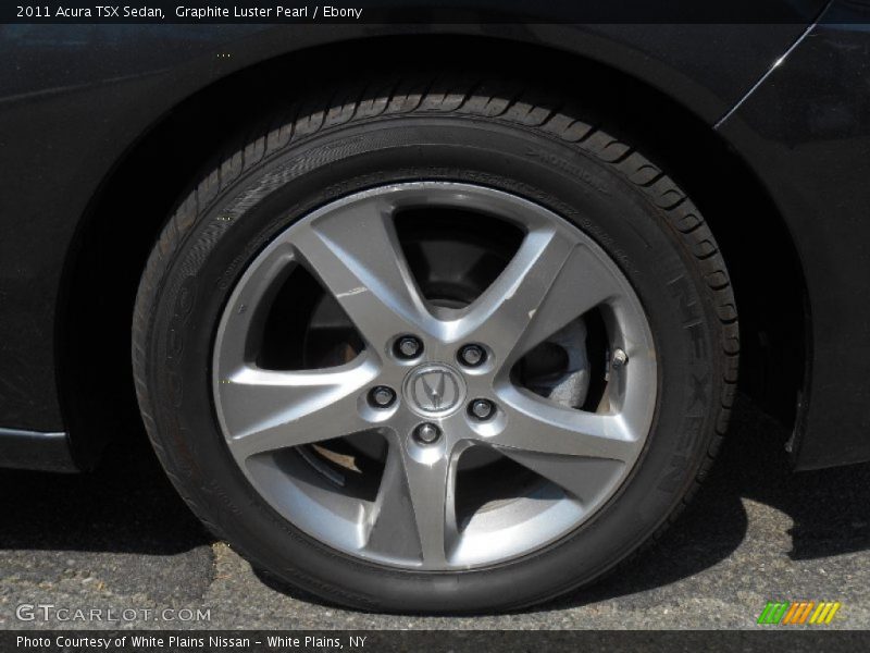 Graphite Luster Pearl / Ebony 2011 Acura TSX Sedan