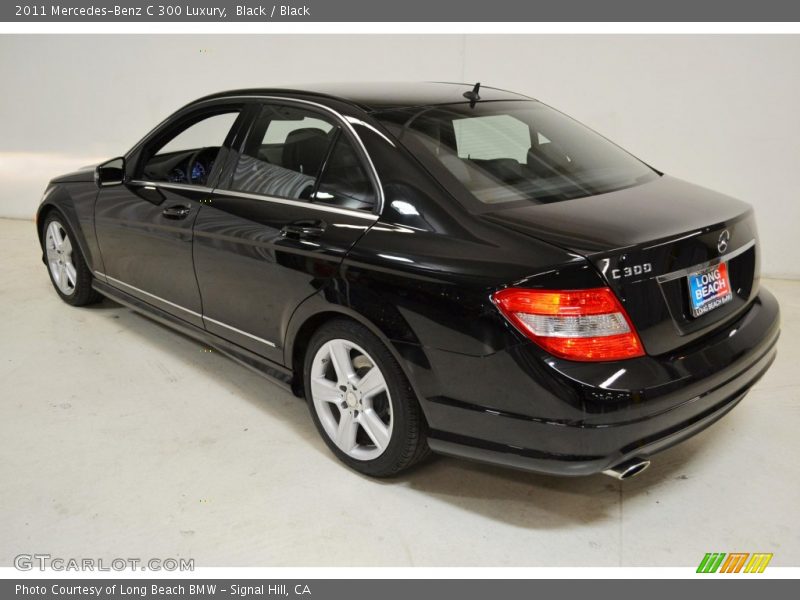 Black / Black 2011 Mercedes-Benz C 300 Luxury