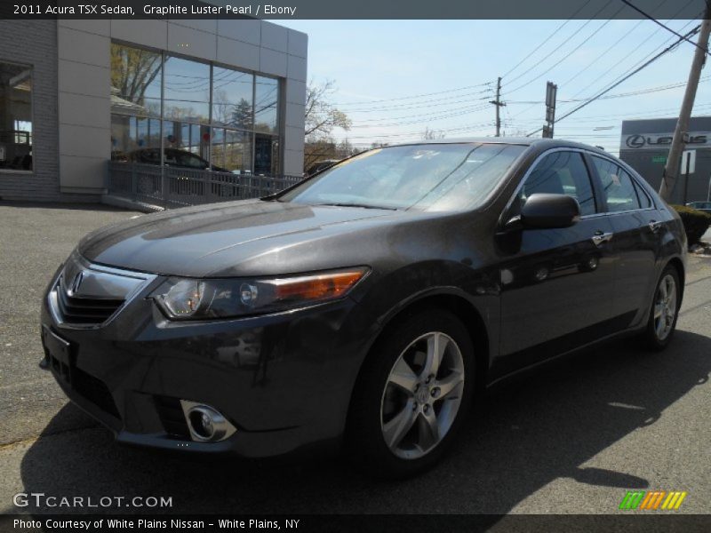 Graphite Luster Pearl / Ebony 2011 Acura TSX Sedan