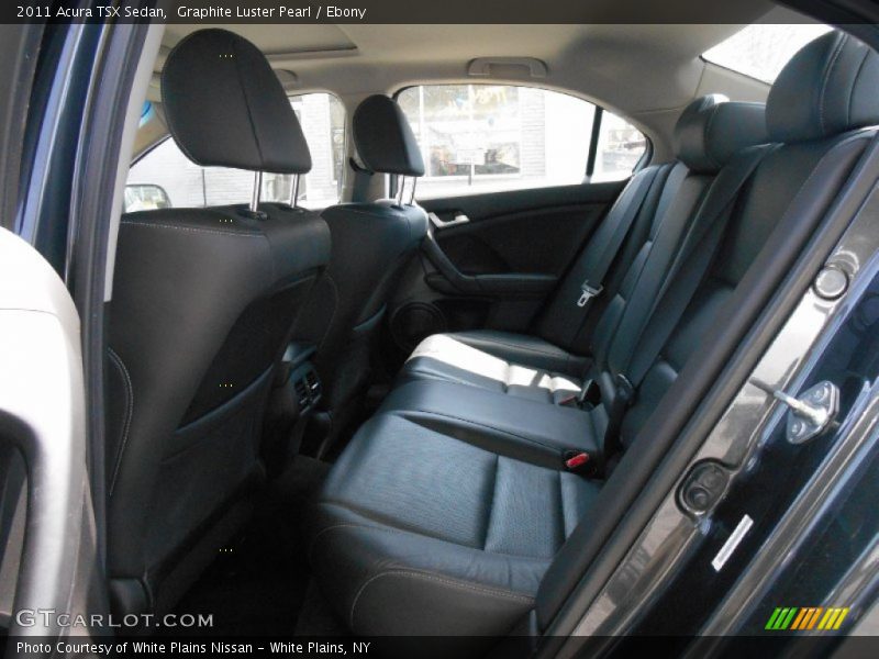 Graphite Luster Pearl / Ebony 2011 Acura TSX Sedan