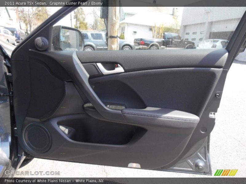 Graphite Luster Pearl / Ebony 2011 Acura TSX Sedan