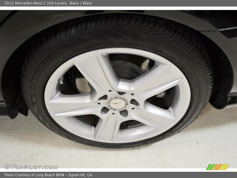 Black / Black 2011 Mercedes-Benz C 300 Luxury