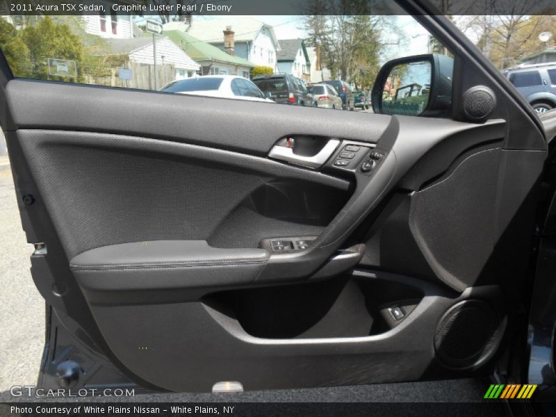 Graphite Luster Pearl / Ebony 2011 Acura TSX Sedan