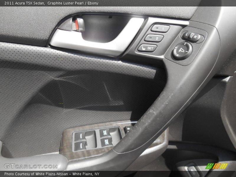 Graphite Luster Pearl / Ebony 2011 Acura TSX Sedan