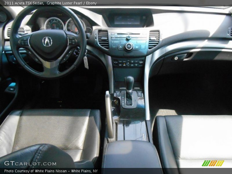 Graphite Luster Pearl / Ebony 2011 Acura TSX Sedan