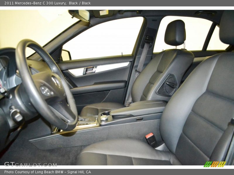 Black / Black 2011 Mercedes-Benz C 300 Luxury