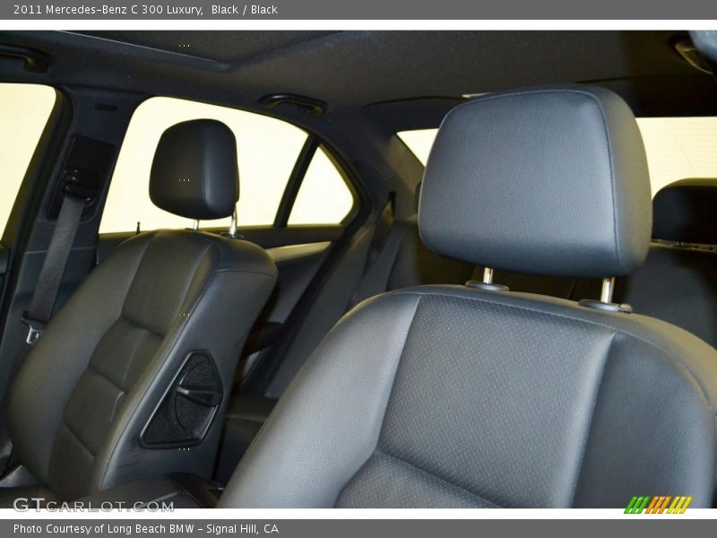 Black / Black 2011 Mercedes-Benz C 300 Luxury