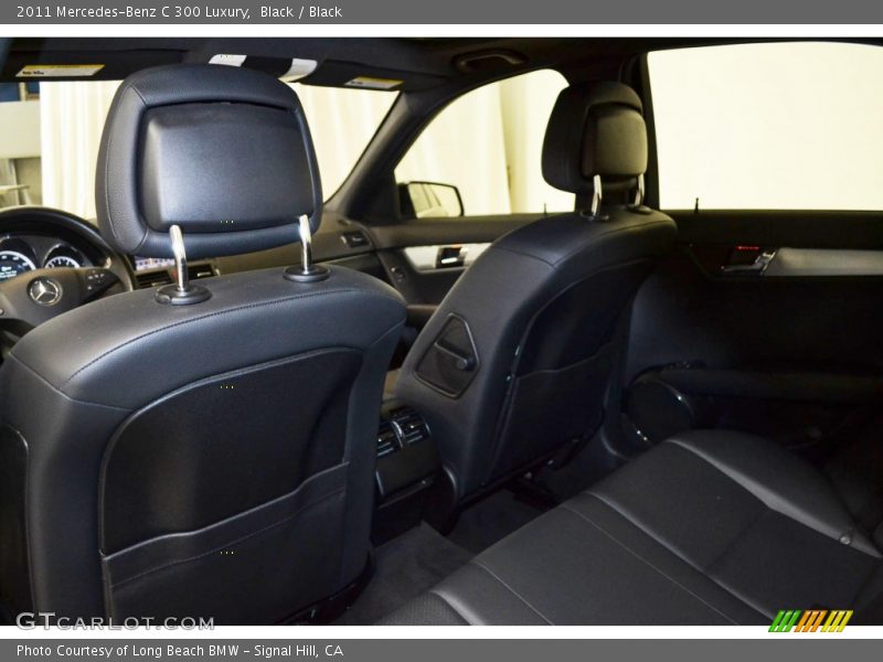 Black / Black 2011 Mercedes-Benz C 300 Luxury