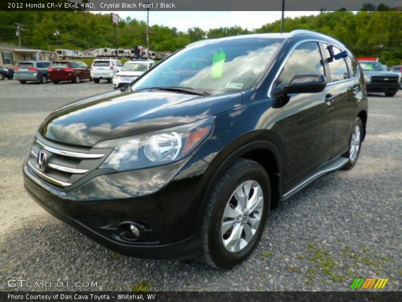 Crystal Black Pearl / Black 2012 Honda CR-V EX-L 4WD