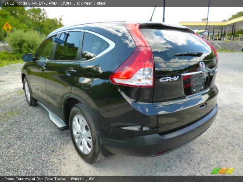 Crystal Black Pearl / Black 2012 Honda CR-V EX-L 4WD