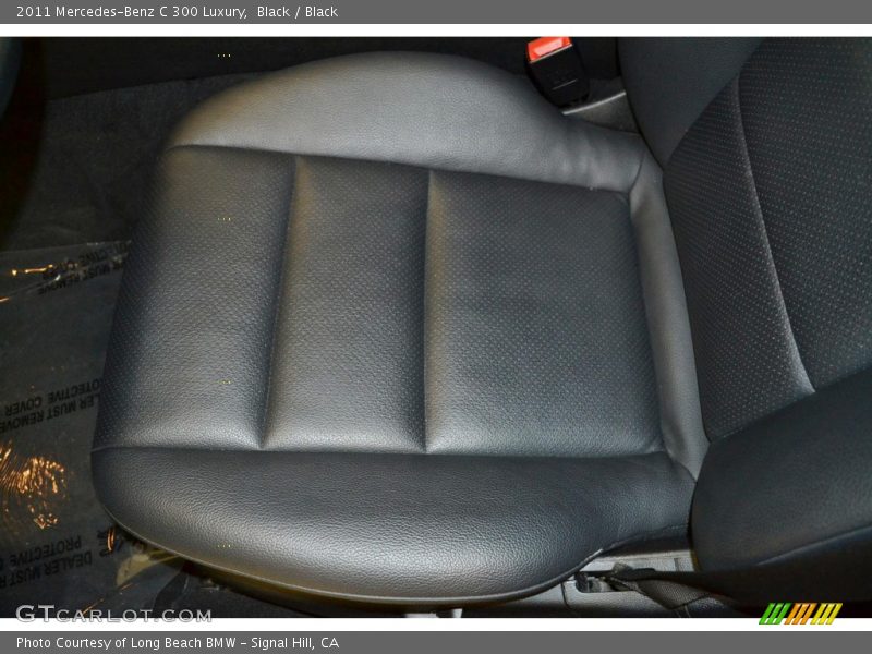 Black / Black 2011 Mercedes-Benz C 300 Luxury