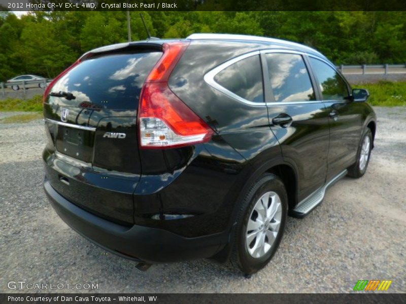 Crystal Black Pearl / Black 2012 Honda CR-V EX-L 4WD
