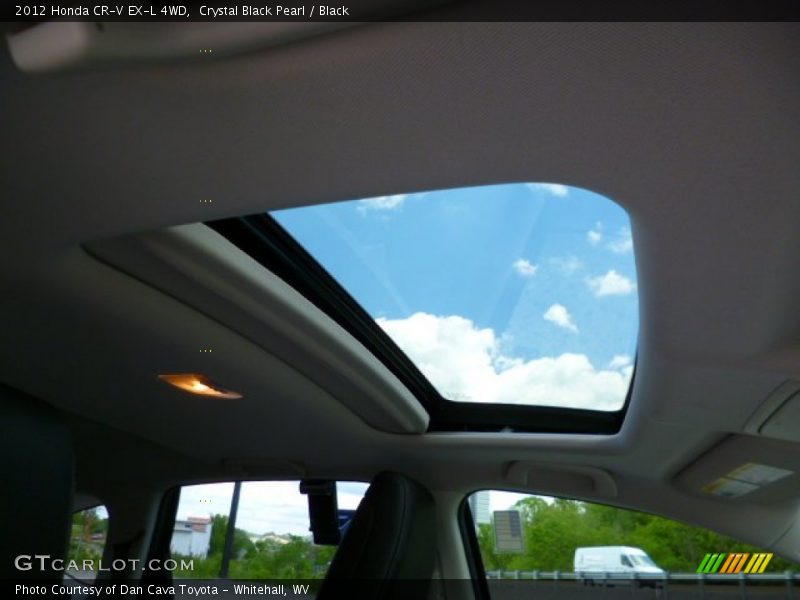 Crystal Black Pearl / Black 2012 Honda CR-V EX-L 4WD