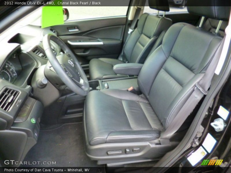 Crystal Black Pearl / Black 2012 Honda CR-V EX-L 4WD