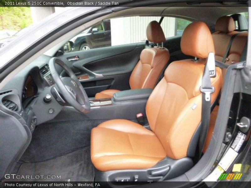 Obsidian Black / Saddle Tan 2011 Lexus IS 250C Convertible