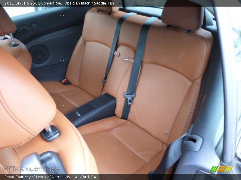 Obsidian Black / Saddle Tan 2011 Lexus IS 250C Convertible