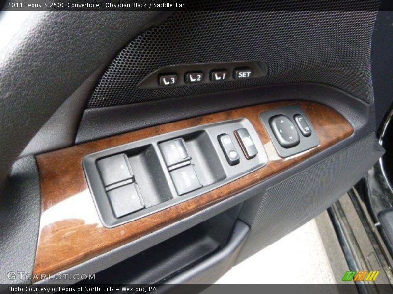 Obsidian Black / Saddle Tan 2011 Lexus IS 250C Convertible
