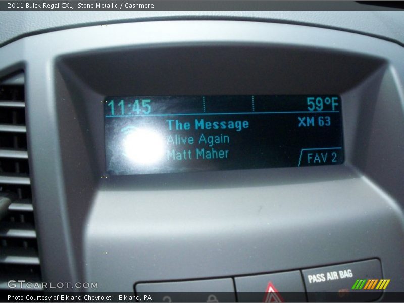 Stone Metallic / Cashmere 2011 Buick Regal CXL