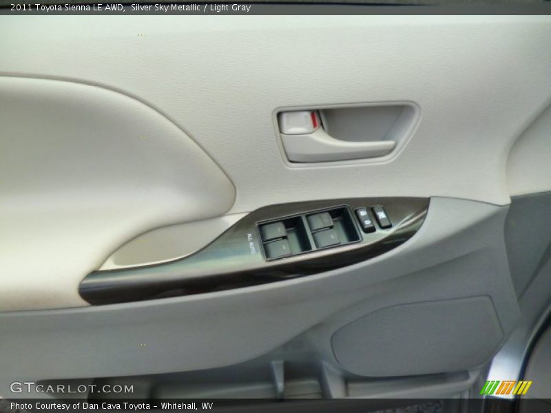 Silver Sky Metallic / Light Gray 2011 Toyota Sienna LE AWD