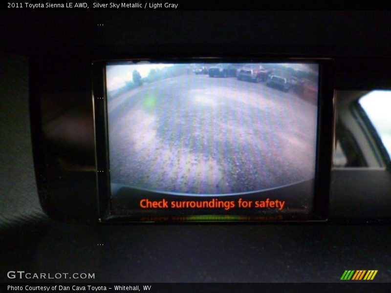 Silver Sky Metallic / Light Gray 2011 Toyota Sienna LE AWD