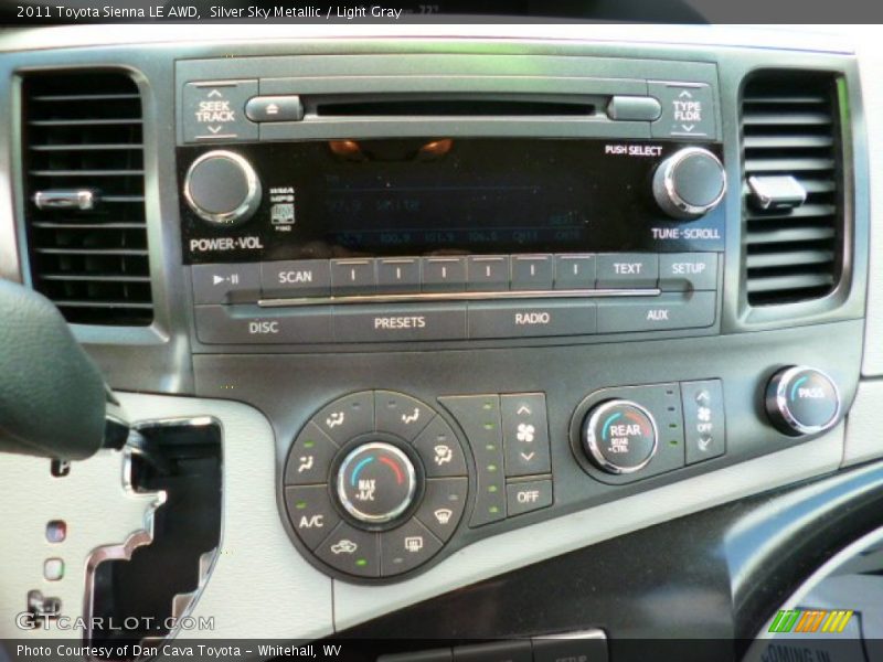Silver Sky Metallic / Light Gray 2011 Toyota Sienna LE AWD