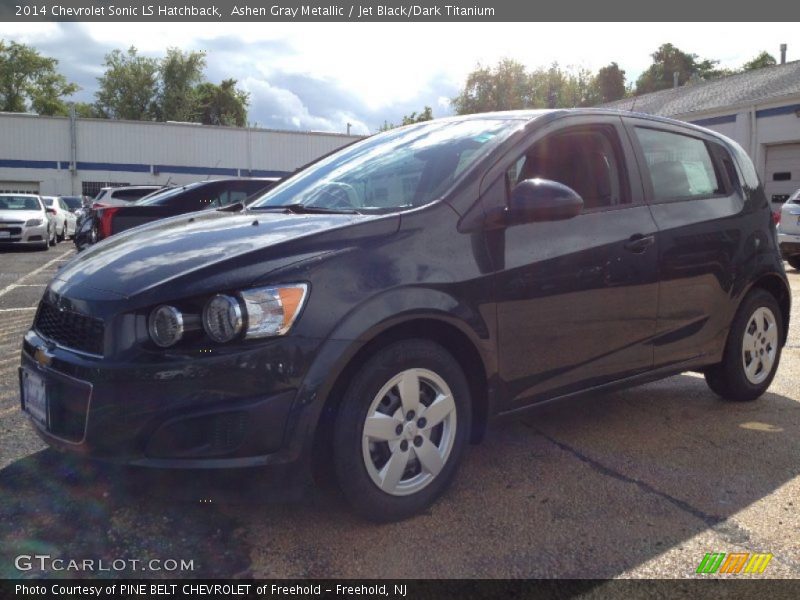 Ashen Gray Metallic / Jet Black/Dark Titanium 2014 Chevrolet Sonic LS Hatchback