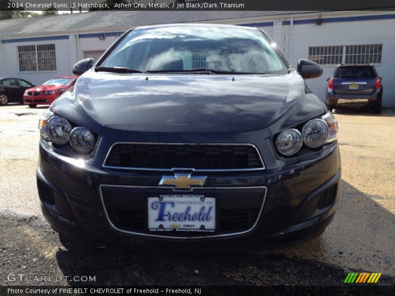 Ashen Gray Metallic / Jet Black/Dark Titanium 2014 Chevrolet Sonic LS Hatchback