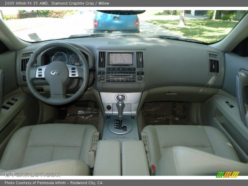 Diamond Graphite Gray / Willow 2005 Infiniti FX 35 AWD