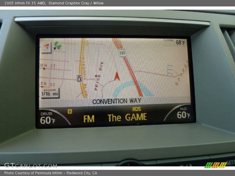 Diamond Graphite Gray / Willow 2005 Infiniti FX 35 AWD