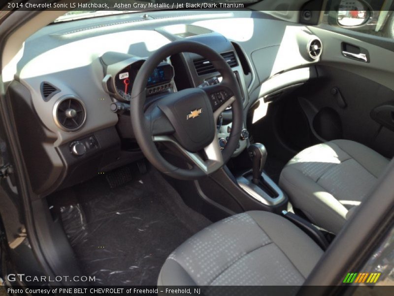 Ashen Gray Metallic / Jet Black/Dark Titanium 2014 Chevrolet Sonic LS Hatchback