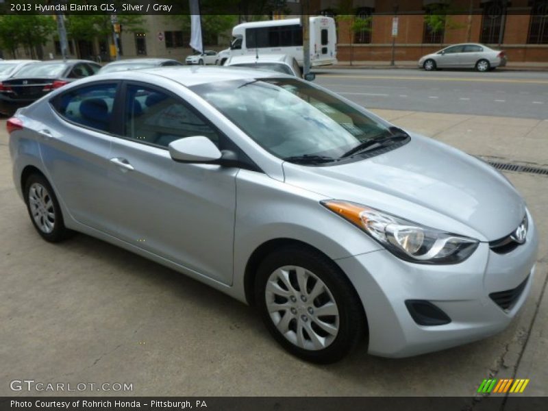 Silver / Gray 2013 Hyundai Elantra GLS