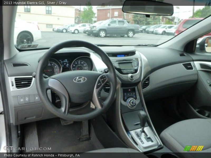 Silver / Gray 2013 Hyundai Elantra GLS