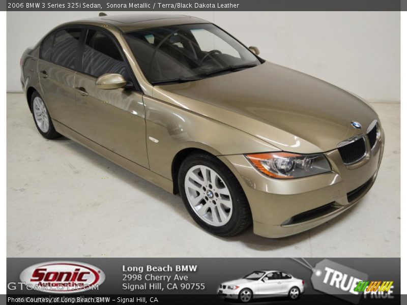 Sonora Metallic / Terra/Black Dakota Leather 2006 BMW 3 Series 325i Sedan