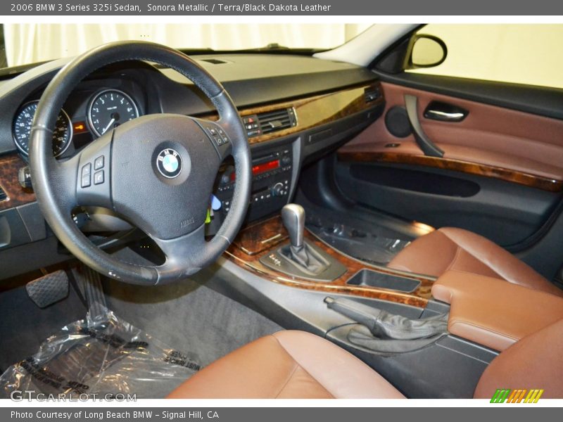 Sonora Metallic / Terra/Black Dakota Leather 2006 BMW 3 Series 325i Sedan
