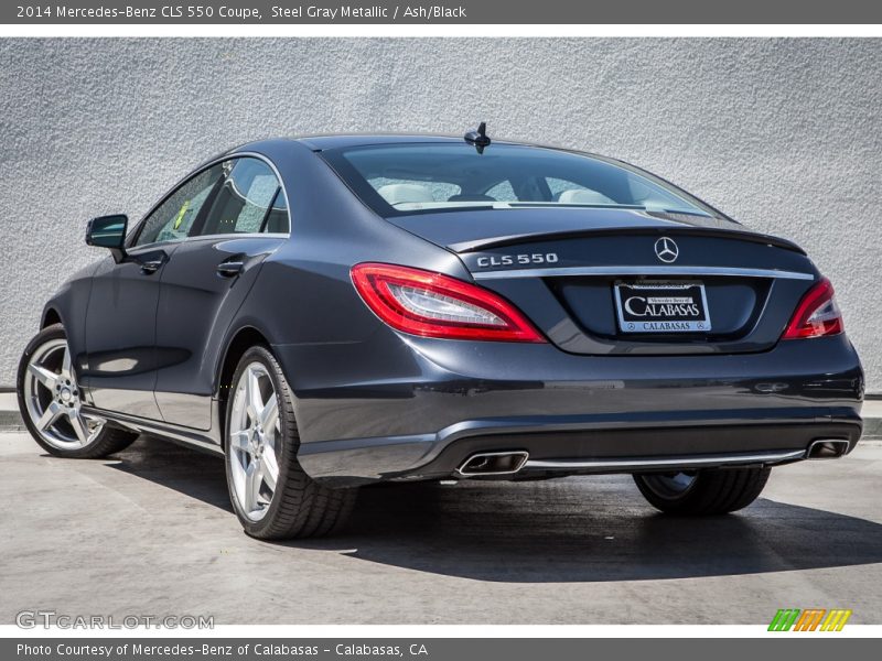 Steel Gray Metallic / Ash/Black 2014 Mercedes-Benz CLS 550 Coupe
