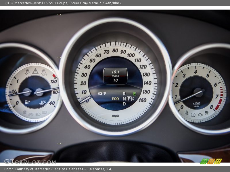Steel Gray Metallic / Ash/Black 2014 Mercedes-Benz CLS 550 Coupe