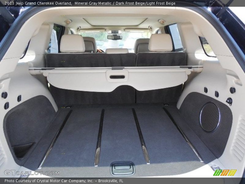 Mineral Gray Metallic / Dark Frost Beige/Light Frost Beige 2013 Jeep Grand Cherokee Overland