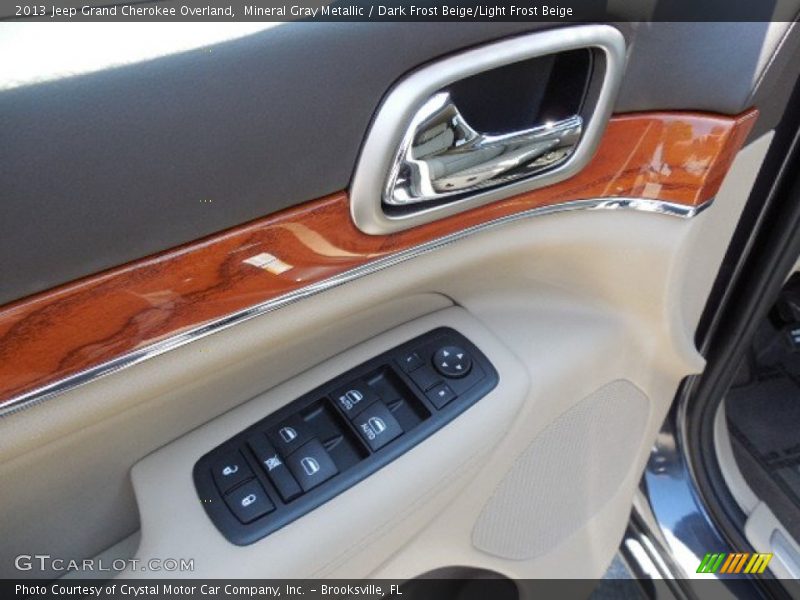 Mineral Gray Metallic / Dark Frost Beige/Light Frost Beige 2013 Jeep Grand Cherokee Overland