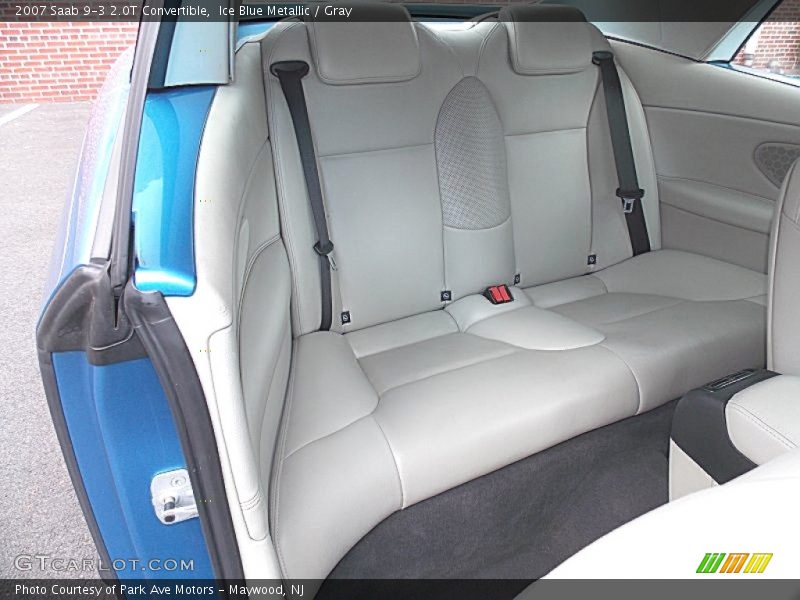 Ice Blue Metallic / Gray 2007 Saab 9-3 2.0T Convertible