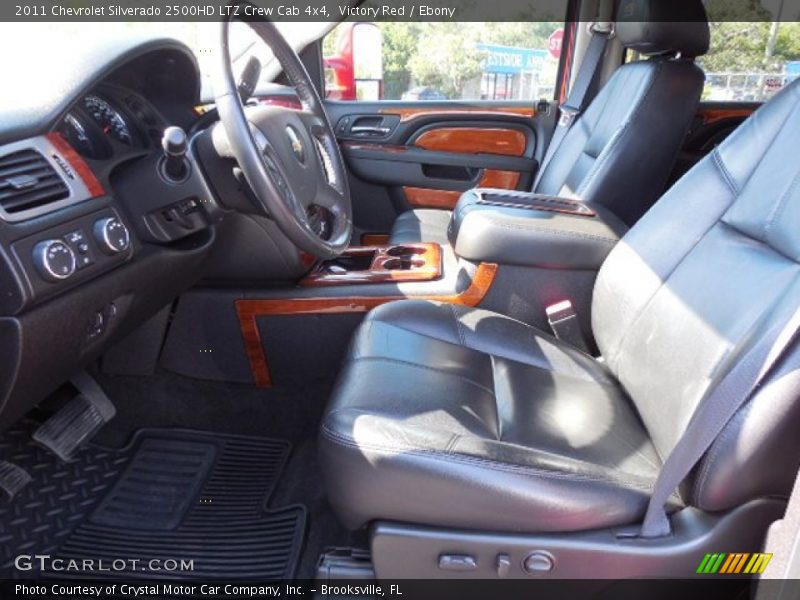 Victory Red / Ebony 2011 Chevrolet Silverado 2500HD LTZ Crew Cab 4x4