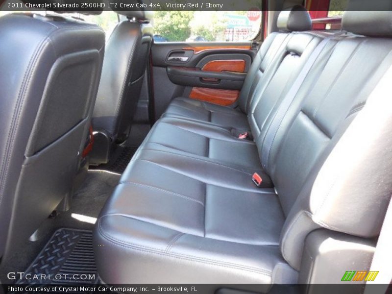 Victory Red / Ebony 2011 Chevrolet Silverado 2500HD LTZ Crew Cab 4x4