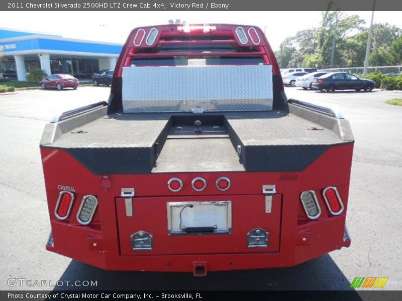 Victory Red / Ebony 2011 Chevrolet Silverado 2500HD LTZ Crew Cab 4x4