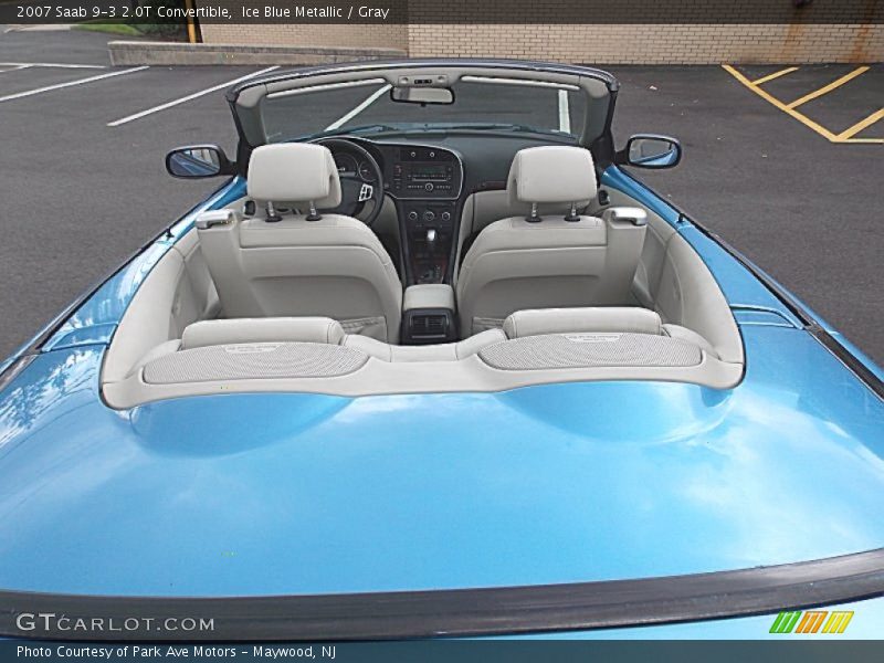Ice Blue Metallic / Gray 2007 Saab 9-3 2.0T Convertible