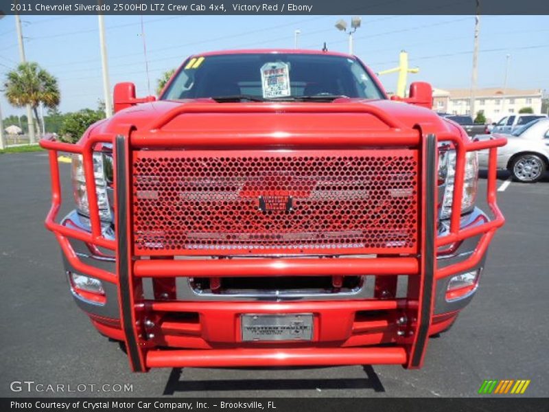 Victory Red / Ebony 2011 Chevrolet Silverado 2500HD LTZ Crew Cab 4x4