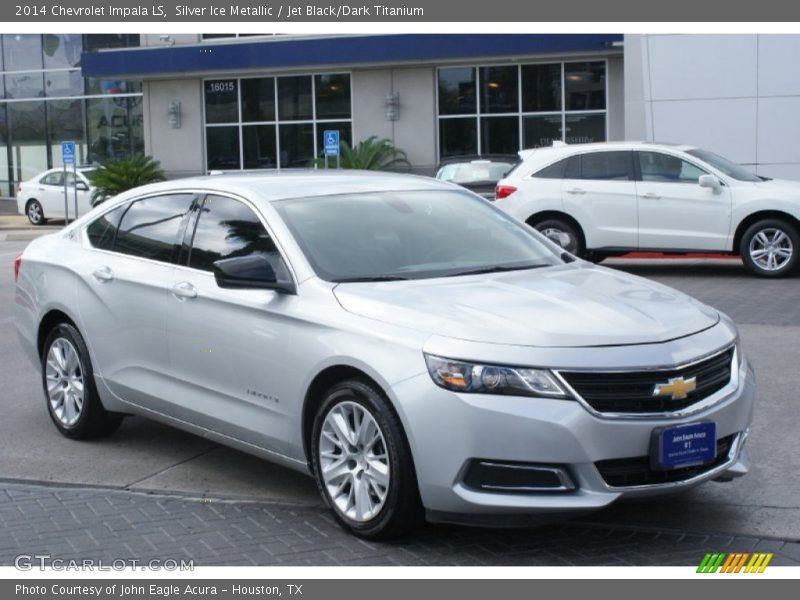 Silver Ice Metallic / Jet Black/Dark Titanium 2014 Chevrolet Impala LS